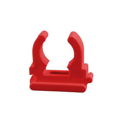 Picture of Pipe clip 25mm Red