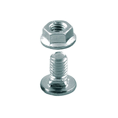 Picture of Screw M6x10mm with collar nut for gutter