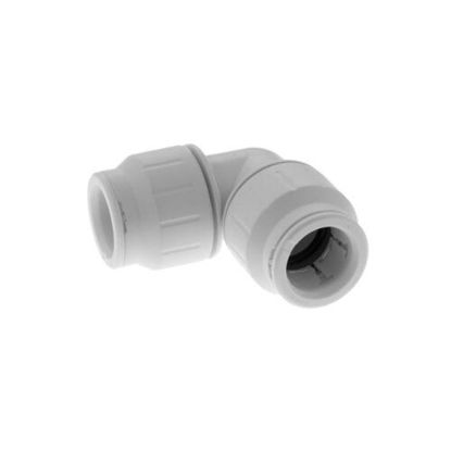 Picture of Air coupling Knee 22mm x 22mm Plug White