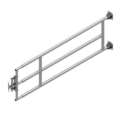 Picture of Telescopic turning gate 2,65-4,5m 2" inc. fixing