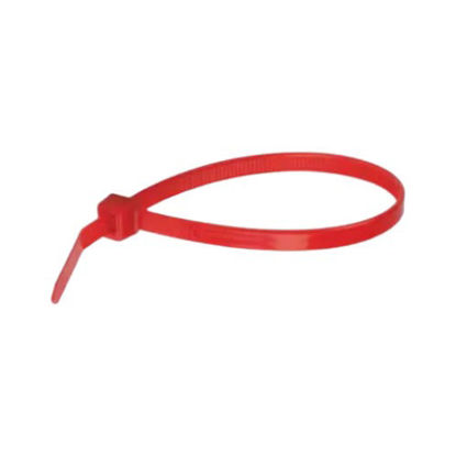 Picture of Cable tape 2.5 x 100 tyrips Red (set 100) long	