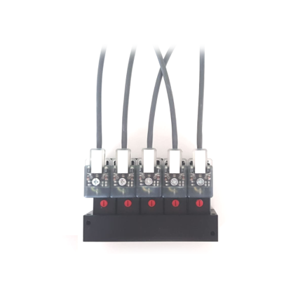 Picture of Valve block 5-fold incl. connectors 5 outputs