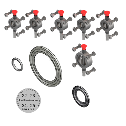 Picture of Gasket set Buffer Tank complete with butterfly DN20 Double valve system Level sensor