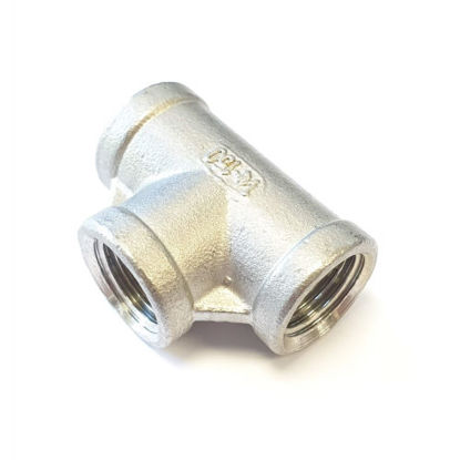 Picture of Water coupling SS T-piece 1/4"
