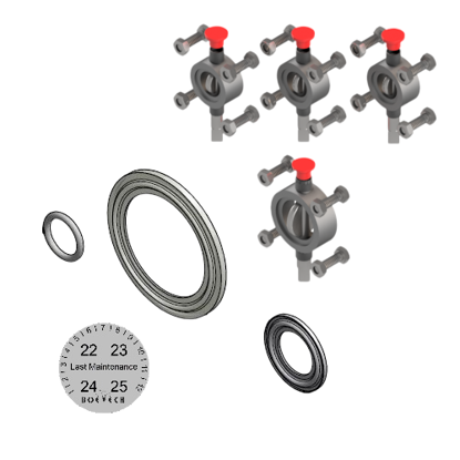 Picture of Gasket set Buffer Tank complete with butterfly DN20 Single valve system Level sensor