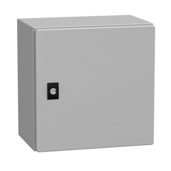 Picture of Empty installation cabinet 600x600x250mm Steel with plate
