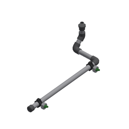 Picture of Floor spraying nozzles PVC set Left