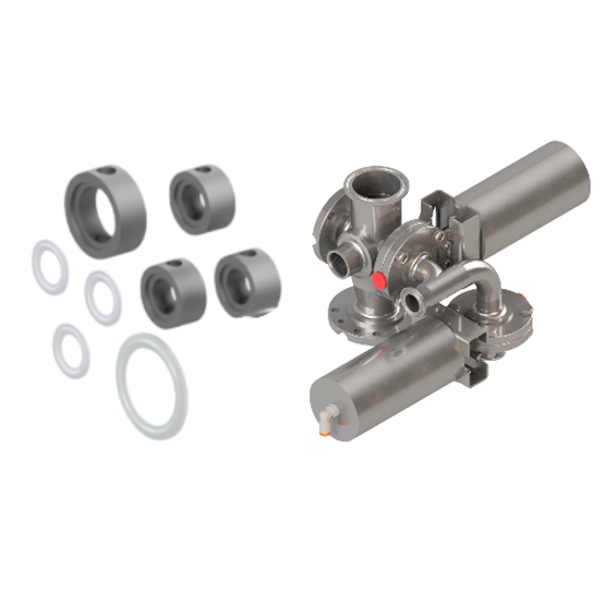 Picture of Conversion of single valves DN25 to double valves DN25