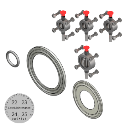 Picture of Gasket set Buffer Tank complete with butterfly DN25 Single valve system Level sensor