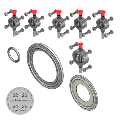 Picture of Gasket set Buffer Tank complete with butterfly DN25 Double valve system Level sensor