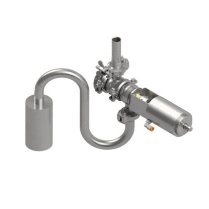 Picture of Set 3 way valve APV  (2x DN20 Tank inlet 2") incl. gooseneck with splash damper