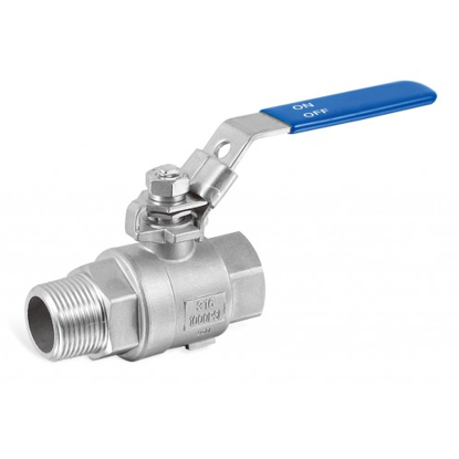 Picture of Ball valve 1" intern/extern thread Stainless Steel