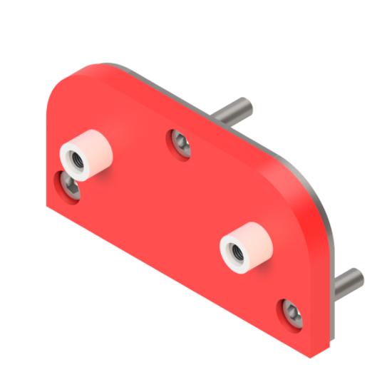 Picture of Brush motor adapter type 4&5 + Brush motor flap type 6