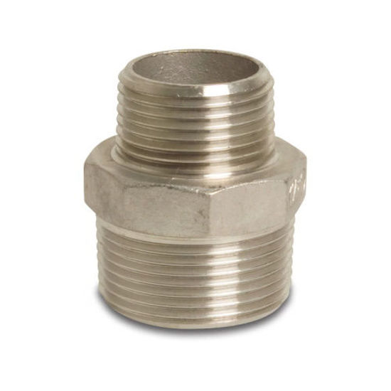 Picture of Water coupling SS Nipple Reducer 1/4" Ext. x 1/8" Ext.